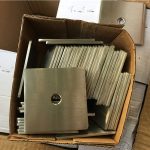 S32205 super duplex personalizado (f60) aço inoxidável placa quadrada lavadora / fixador