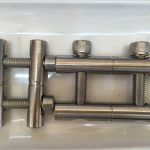 ansi 316ti / pt 1.4571, 317l / pt 1.4438 série de barras de conexão em aço inoxidável